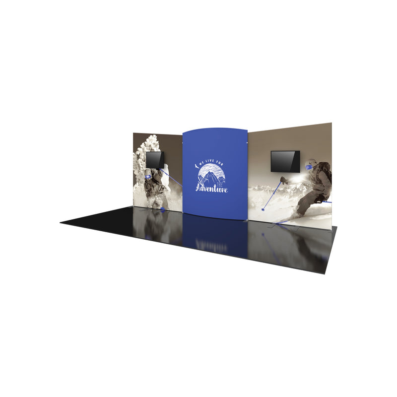 Formulate Designer Series 20ft Fabric Backwall Kit 08