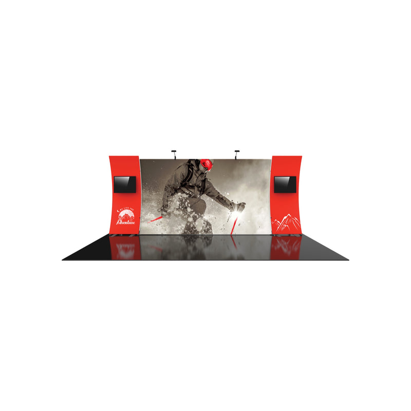 Formulate Designer Series 20ft Fabric Backwall Kit 12