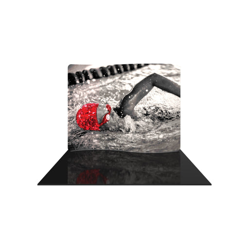 Formulate Essential 10ft Serpentine Curve Fabric Backwall