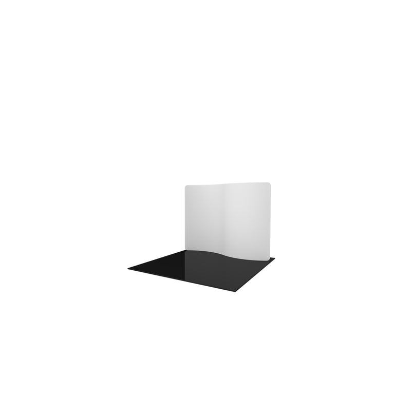 Formulate Essential 10ft Serpentine Curve Fabric Backwall