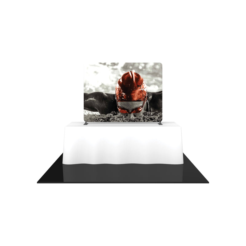 Formulate Essential Tabletop Straight Fabric Backwall