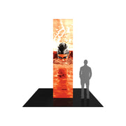 Formulate Backlit Four Sided Tower 01 Tension Fabric Structure