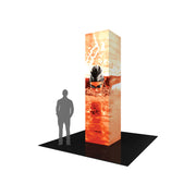 Formulate Backlit Four Sided Tower 01 Tension Fabric Structure