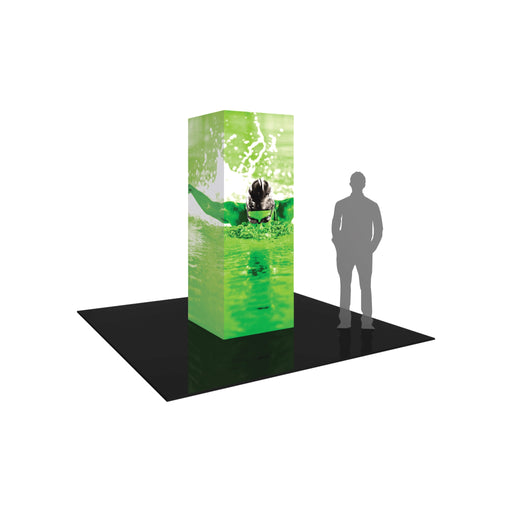 Formulate Backlit Four Sided Tower 03 Tension Fabric Structure