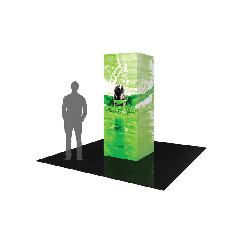 Formulate Backlit Four Sided Tower 03 Tension Fabric Structure