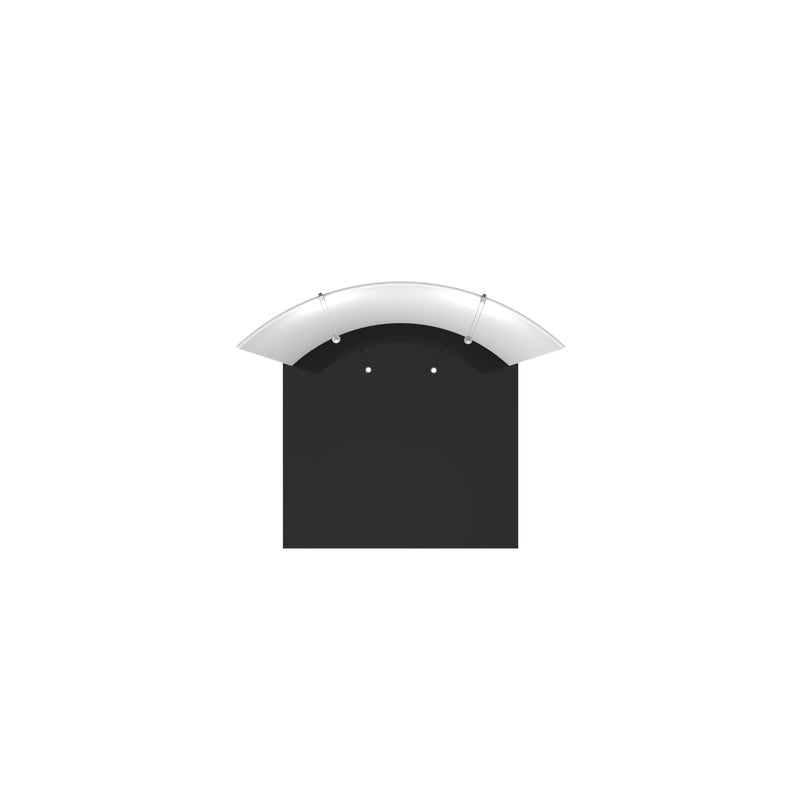 Formulate Master 10ft HC2 Horizontal Curve Fabric Backwall