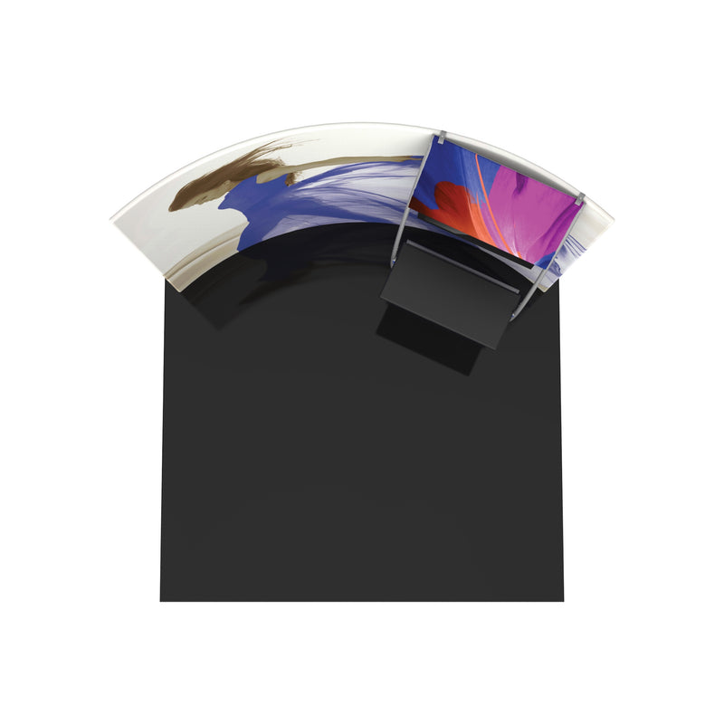 Formulate Master 10ft HC6 Horizontal Curve Fabric Backwall