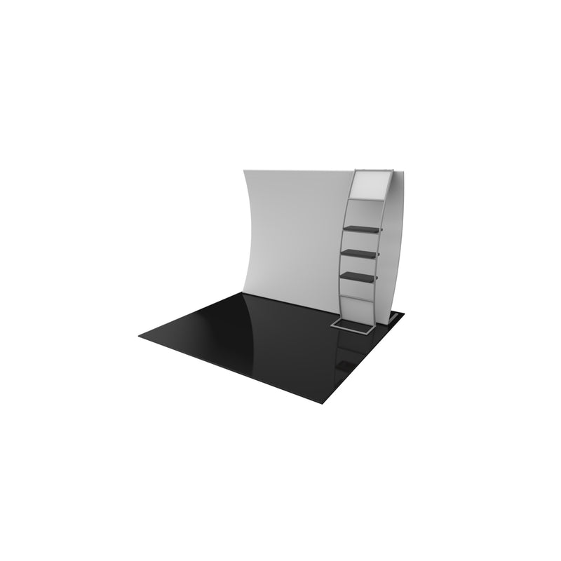 Formulate Master 10ft VC10 Vertical Curve Fabric Backwall