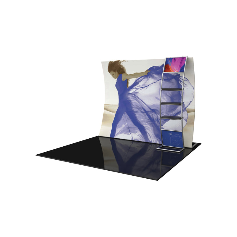 Formulate Master 10ft VC10 Vertical Curve Fabric Backwall