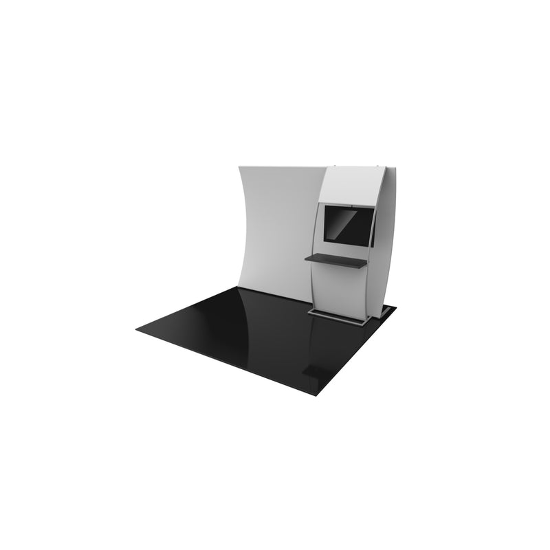 Formulate Master 10ft VC7 Vertical Curve Fabric Backwall