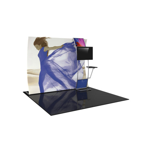 Formulate Master 10ft VC9 Vertical Curve Fabric Backwall