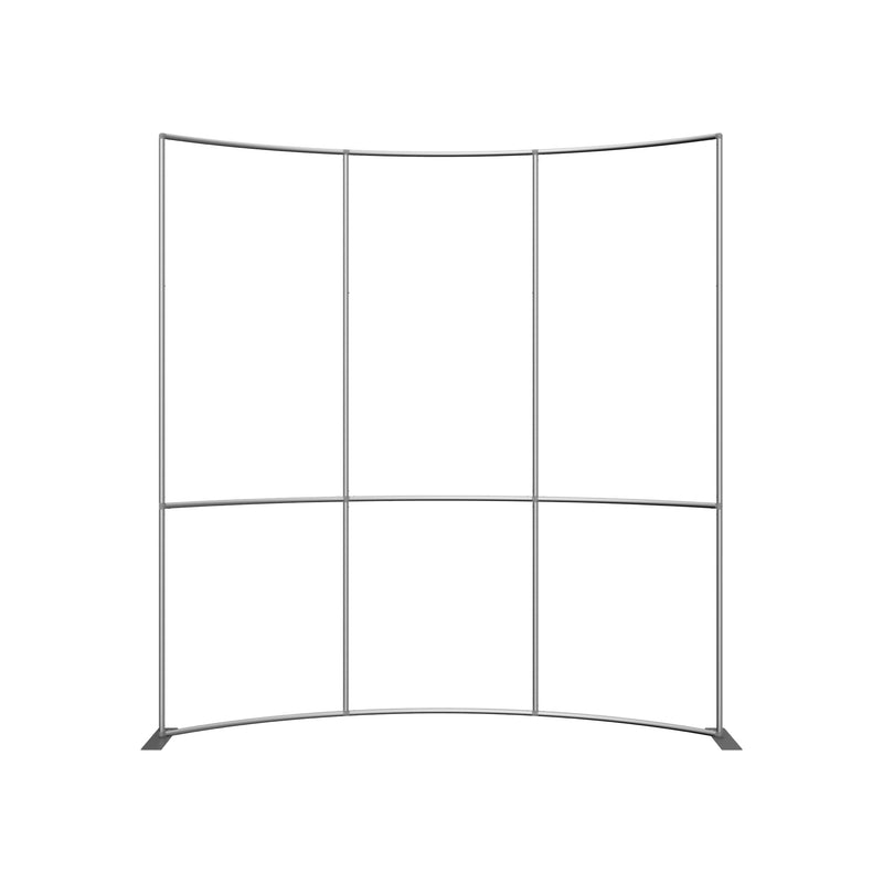 Formulate Master 10ft Horizontal Curve 10ft Tall Fabric Backwall