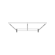 Formulate Master 10ft Straight 10ft Tall Fabric Backwall
