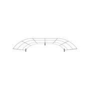 Formulate Master 20ft WH1 Horizontal Curve Fabric Backwall