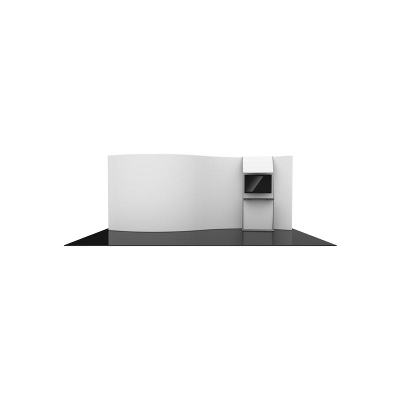 Formulate Master 20ft WSC2 Serpentine Curve Fabric Backwall