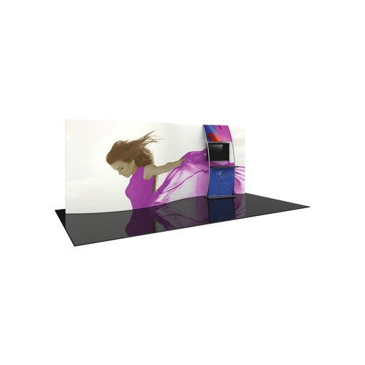 Formulate Master 20ft WSC2 Serpentine Curve Fabric Backwall