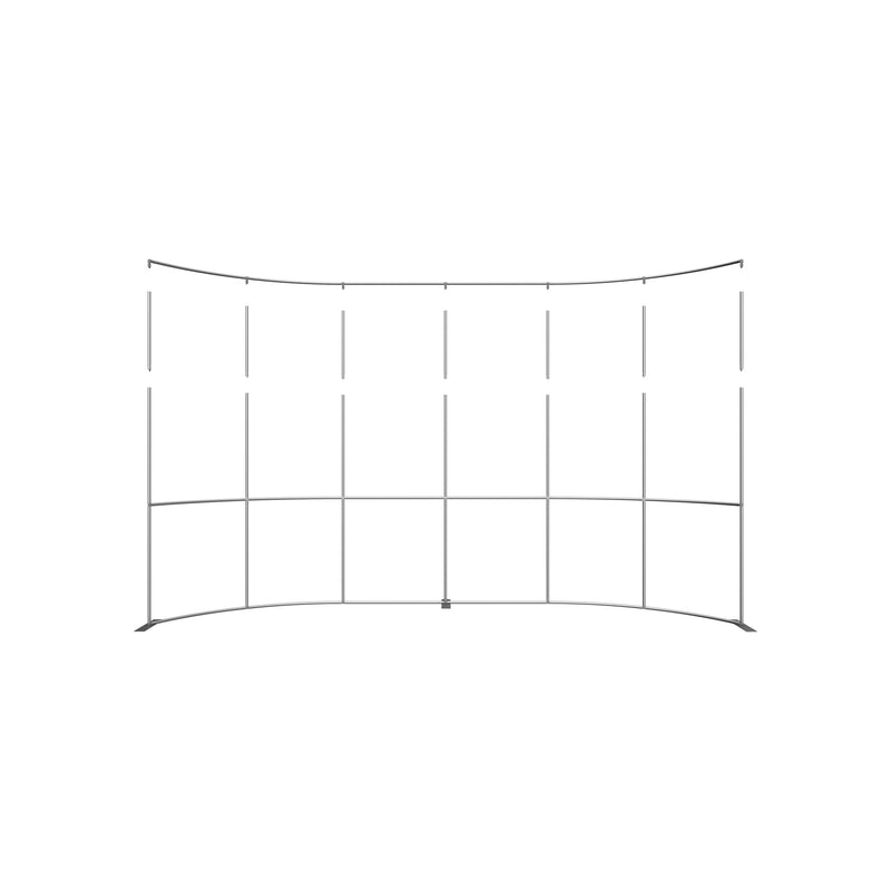 Formulate Master 20ft Horizontal Curve 10ft Tall Fabric Backwall