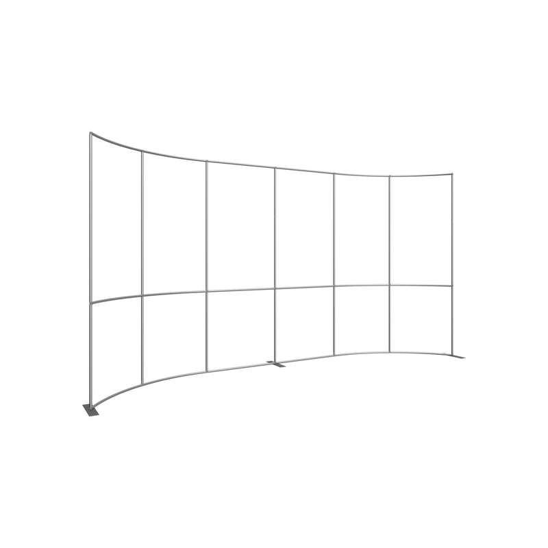 Formulate Master 20ft Horizontal Curve 10ft Tall Fabric Backwall