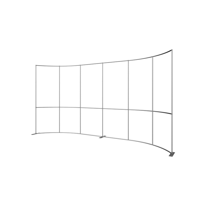 Formulate Master 20ft Horizontal Curve 10ft Tall Fabric Backwall