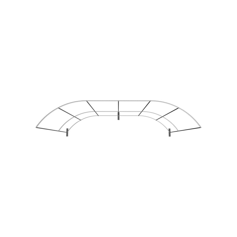 Formulate Master 20ft Horizontal Curve 10ft Tall Fabric Backwall