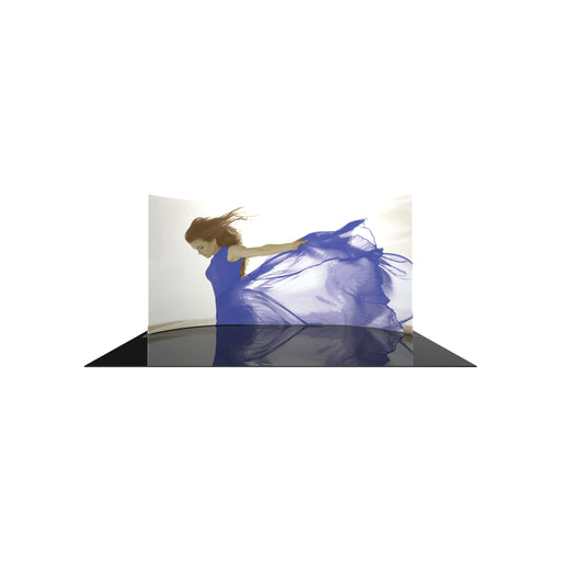 Formulate Master 20ft Horizontal Curve 10ft Tall Fabric Backwall