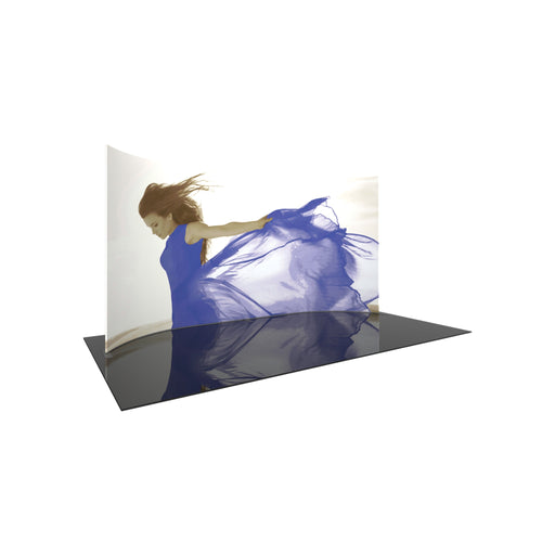 Formulate Master 20ft Horizontal Curve 10ft Tall Fabric Backwall