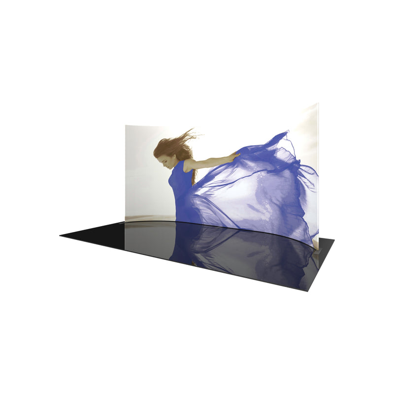 Formulate Master 20ft Horizontal Curve 10ft Tall Fabric Backwall