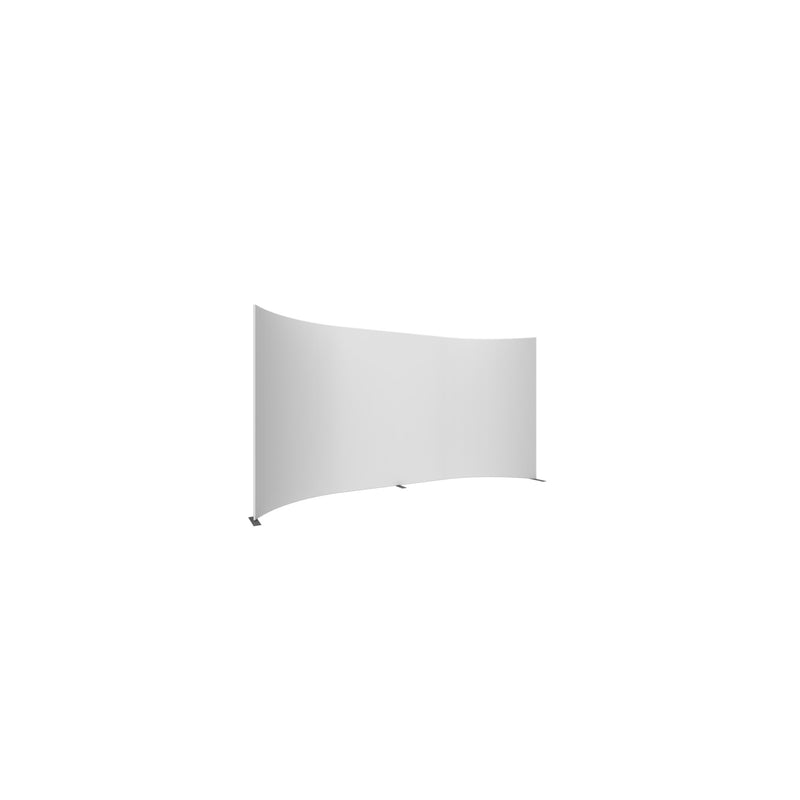 Formulate Master 20ft Horizontal Curve 10ft Tall Fabric Backwall