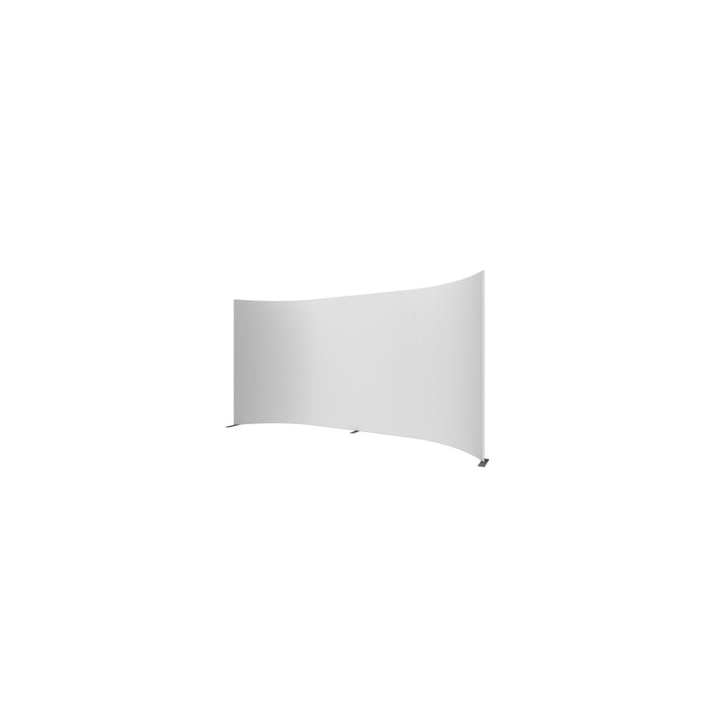 Formulate Master 20ft Horizontal Curve 10ft Tall Fabric Backwall