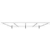 Formulate Master 20ft Straight 10ft Tall Fabric Backwall