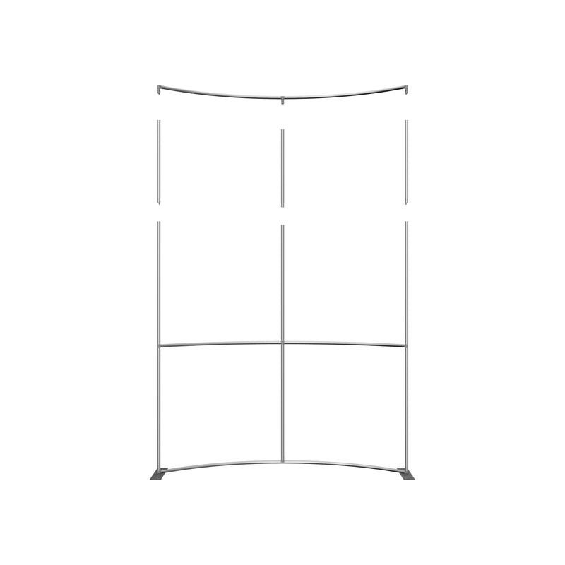 Formulate Master 8ft Horizontal Curve 10ft Tall Fabric Backwall
