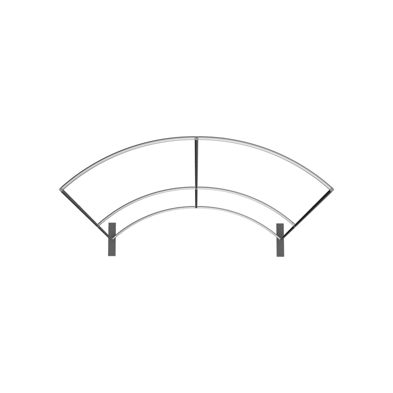 Formulate Master 8ft Horizontal Curve 10ft Tall Fabric Backwall