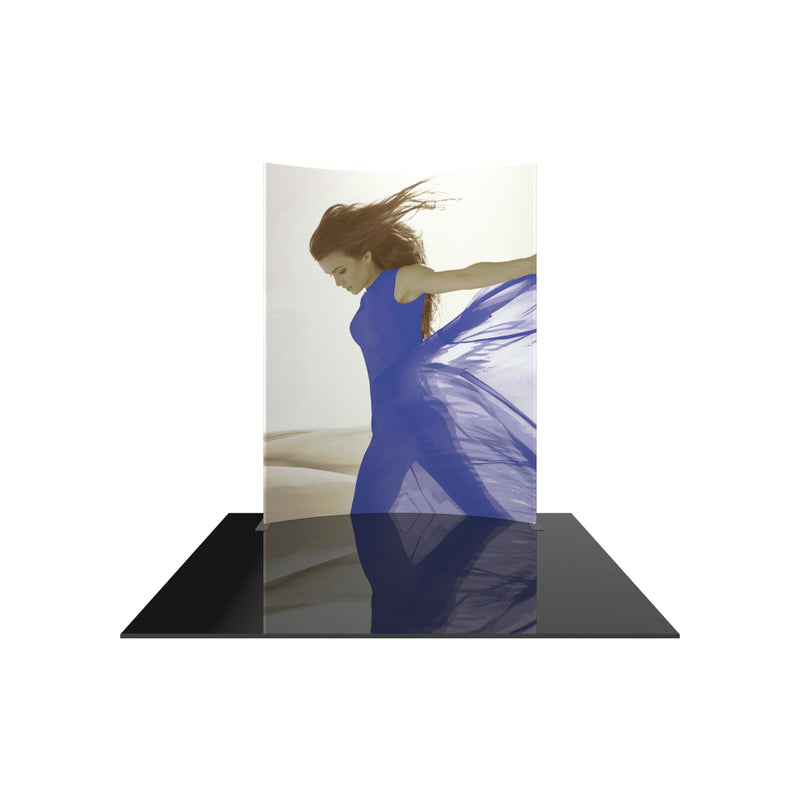 Formulate Master 8ft Horizontal Curve 10ft Tall Fabric Backwall