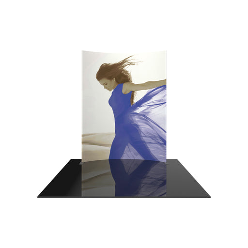 Formulate Master 8ft Horizontal Curve 10ft Tall Fabric Backwall