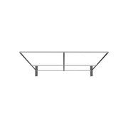 Formulate Master 8ft Straight 10ft Tall Fabric Backwall