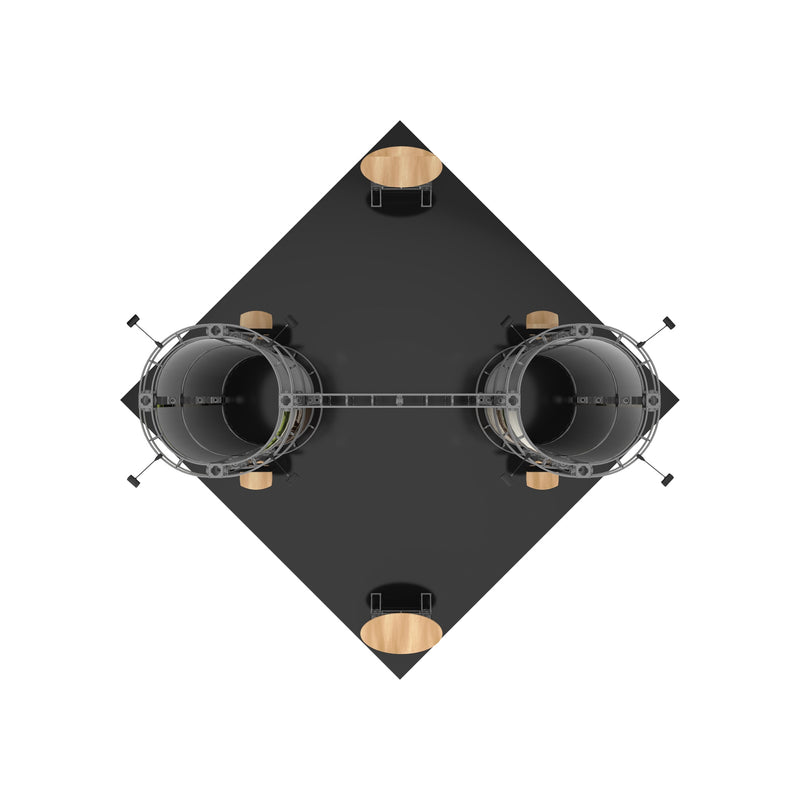 Gemini Orbital Express Truss 20x20 Modular Island Exhibit