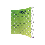 Hopup 10ft Curved Extra Tall Tension Fabric Display