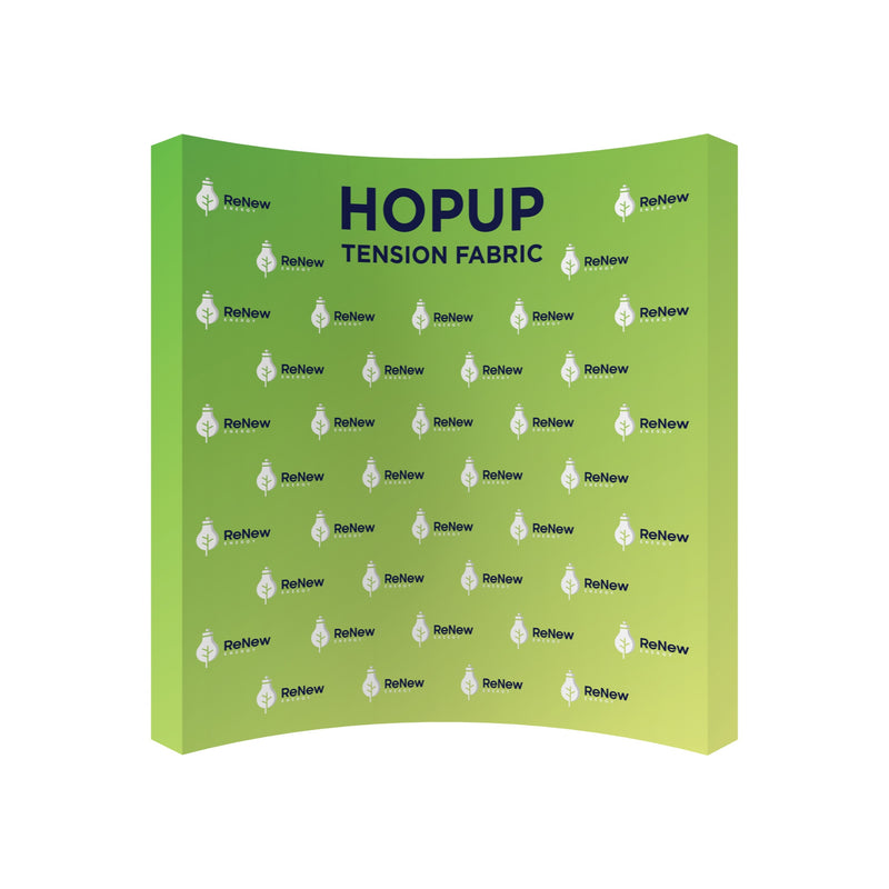 Hopup 10ft Curved Extra Tall Tension Fabric Display