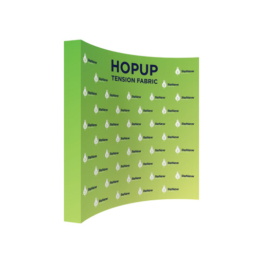 Hopup 10ft Curved Extra Tall Tension Fabric Display