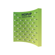 Hopup 10ft Curved Extra Tall Tension Fabric Display