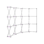 Hopup 10ft Curved Full Height Tension Fabric Display