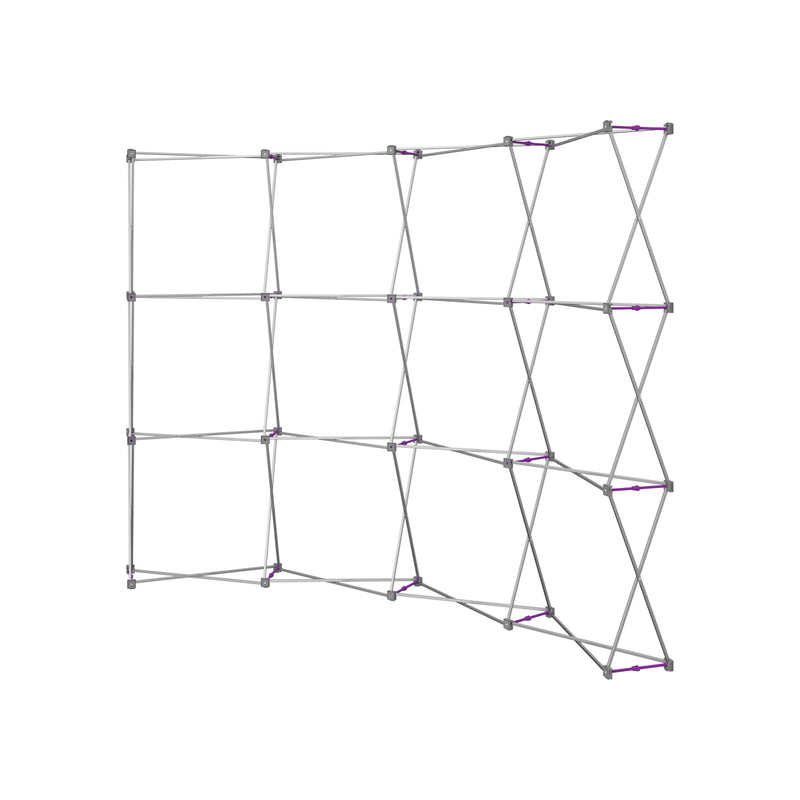 Hopup 10ft Curved Full Height Tension Fabric Display