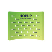 Hopup 10ft Curved Full Height Tension Fabric Display