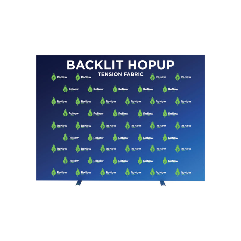 Hopup 10ft Backlit Straight Tension Fabric Display