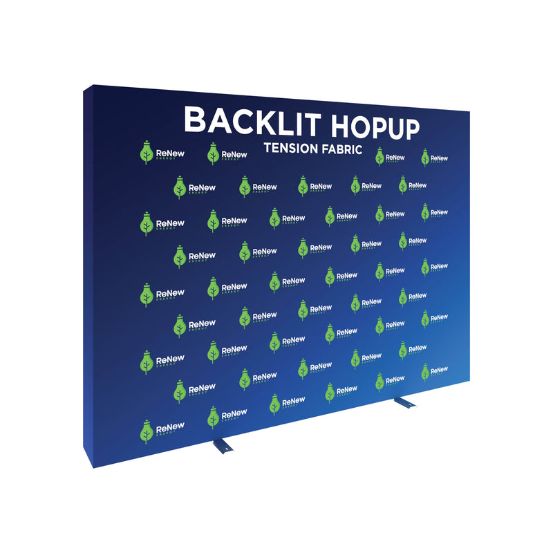 Hopup 10ft Backlit Straight Tension Fabric Display