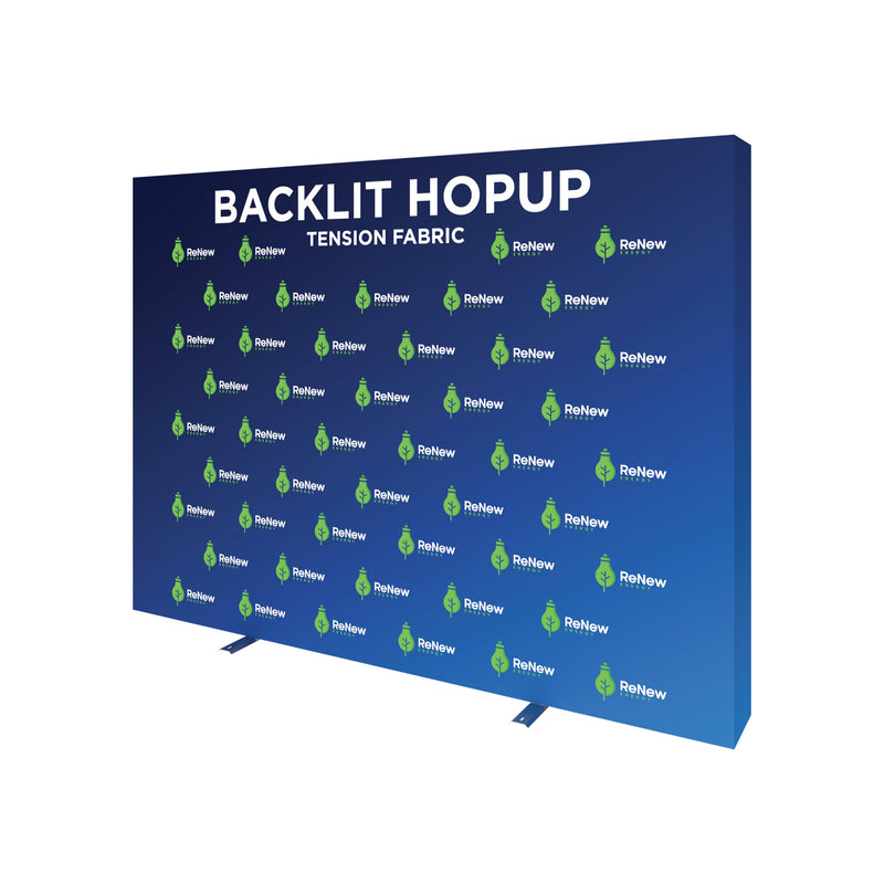 Hopup 10ft Backlit Straight Tension Fabric Display