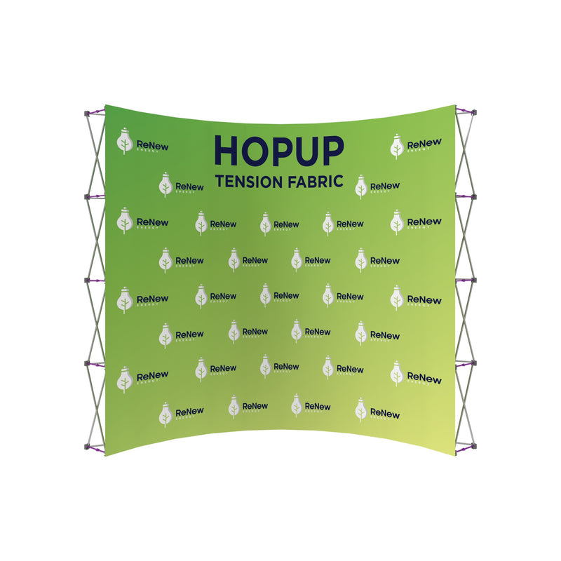 Hopup 13ft Curved Extra Tall Tension Fabric Display