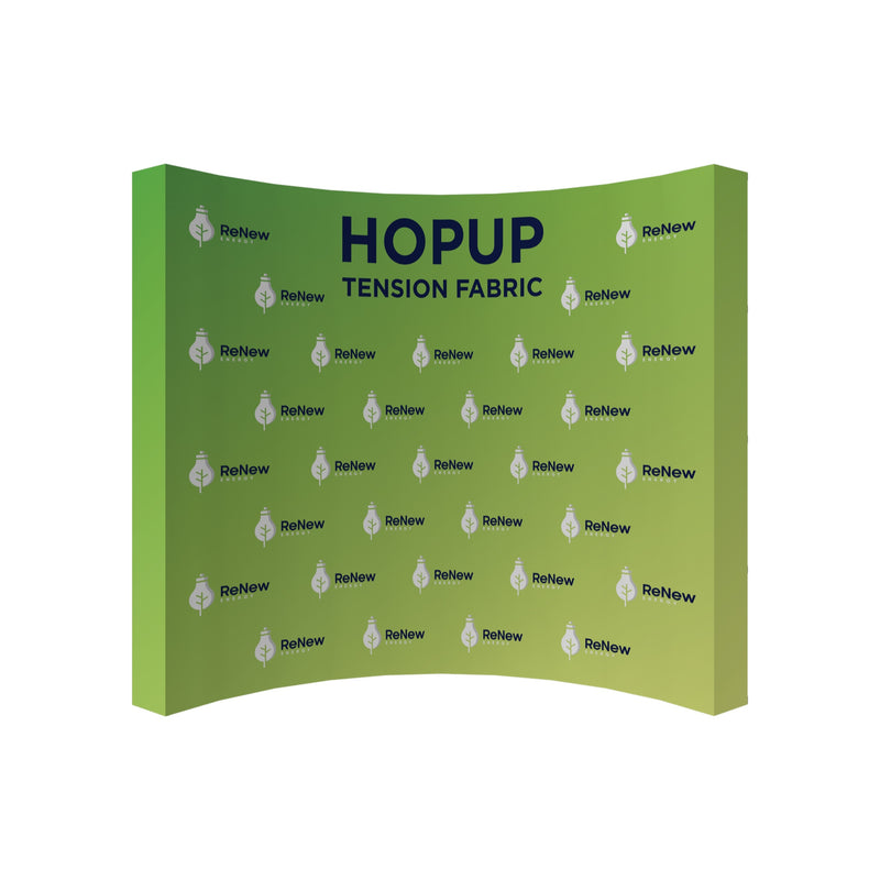 Hopup 13ft Curved Extra Tall Tension Fabric Display