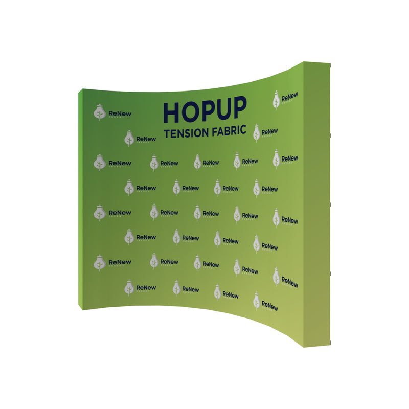 Hopup 13ft Curved Extra Tall Tension Fabric Display