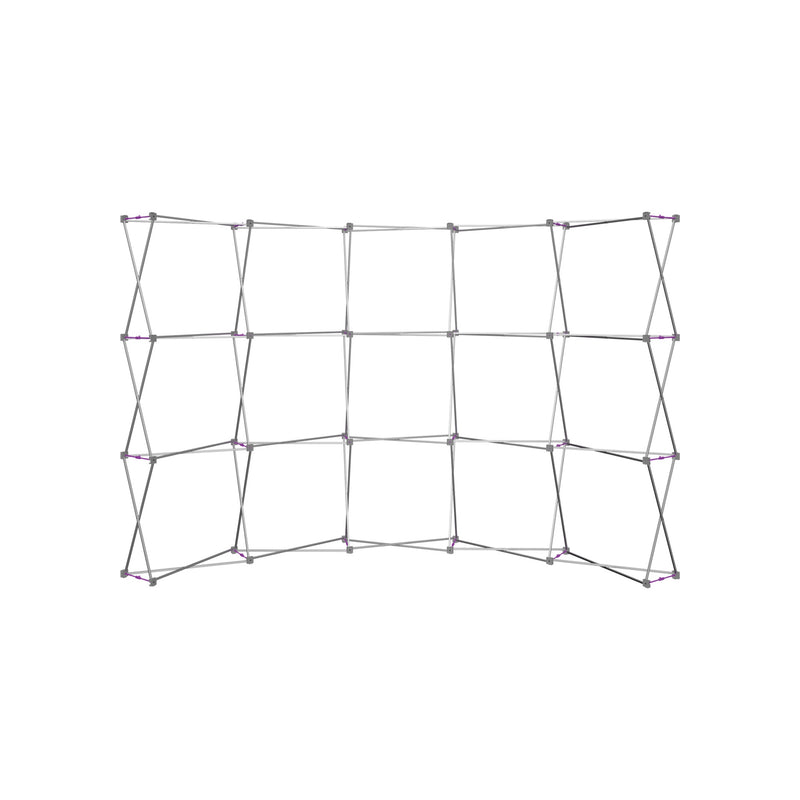 Hopup 13ft Curved Full Height Tension Fabric Display